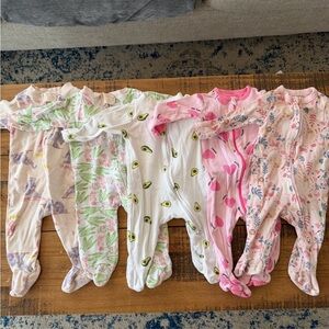 Assorted Kids One Pieces - Pink, White, Cream